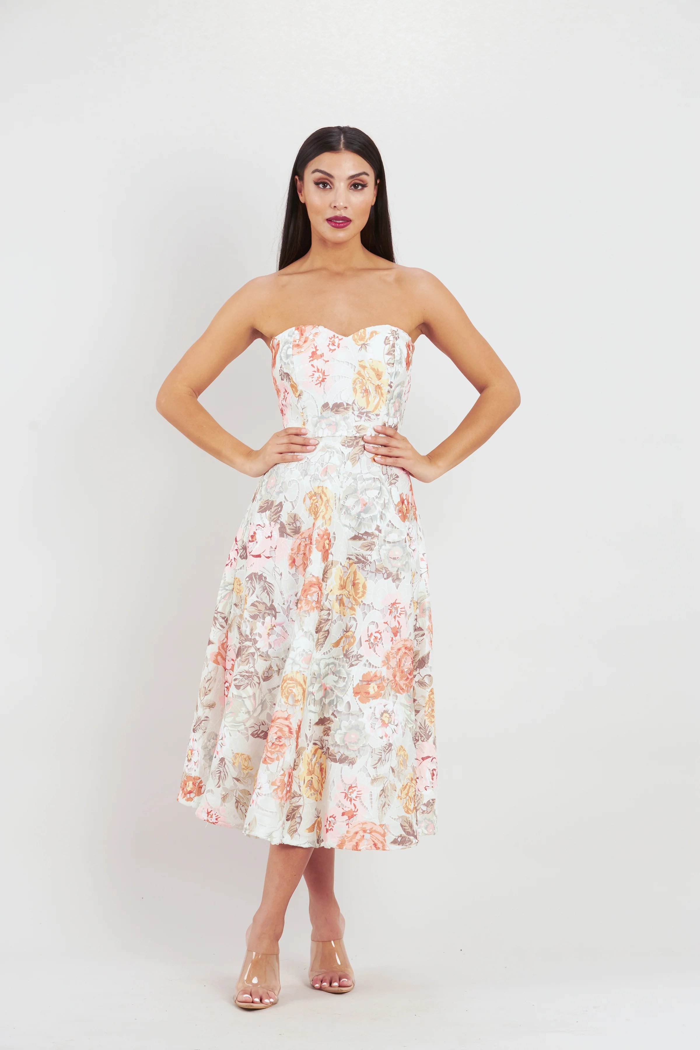 Delilah Strapless Dress BY ROMANCE